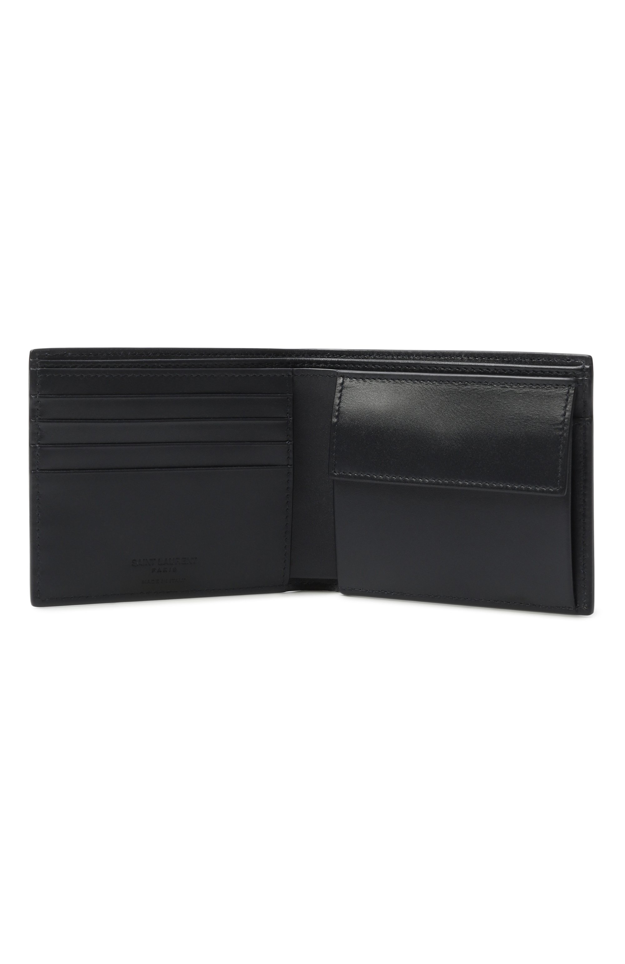 Кожаное портмоне SAINT LAURENT, арт. 396303/0U90E, фото 3