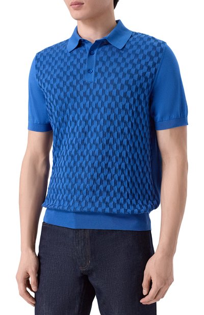 Поло из шелка и хлопка STEFANO RICCI, арт. K818110P13/F26176, фото 3