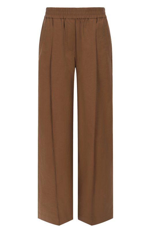 Хлопковые брюки Brunello Cucinelli ML140P8721 Коричневый ML140P8721