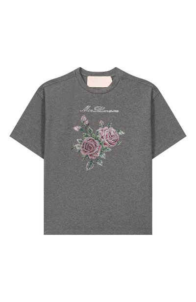 Хлопковая футболка BLUMARINE, арт. BFTS0420/JF031