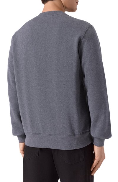 Хлопковый свитшот DOLCE & GABBANA серого цвета по цене 111500 руб., арт. G9ABJZ/G7PJ7, фото 4 Хлопковый свитшот DOLCE & GABBANA, арт. G9ABJZ/G7PJ7, фото 4