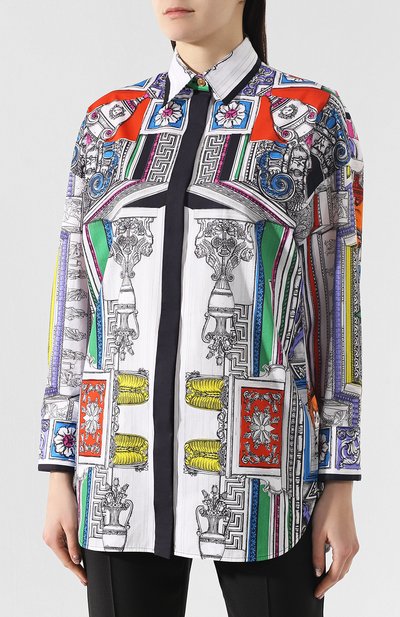 Хлопковая блузка VERSACE, арт. A81694/A228745, фото 3