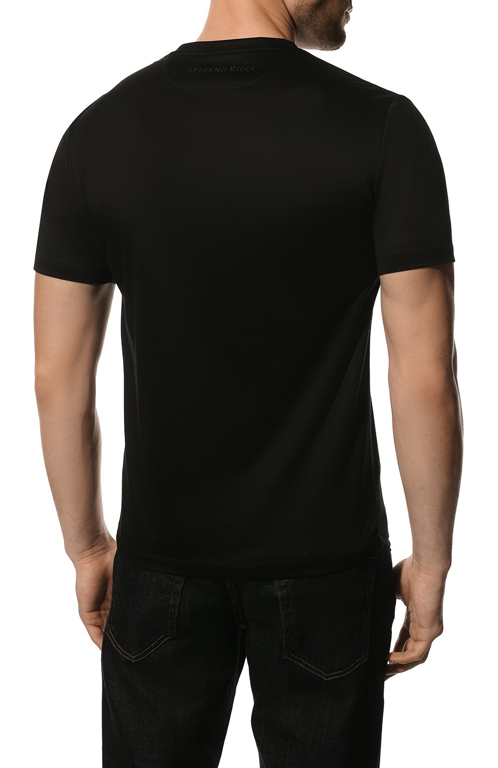 Хлопковая футболка STEFANO RICCI, арт. *MNH1401330/TE0001, фото 4