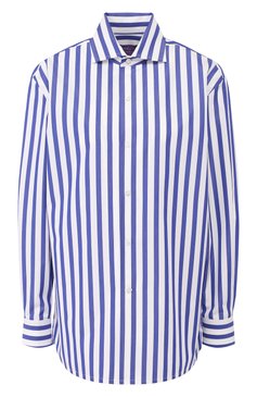 Женская хлопковая рубашка RALPH LAUREN синего цвета, арт. 290649380 | Фото 1 (Рукава: Длинные; Материал внешний: Хлопок; Статус проверки: Проверена категория; Принт: С принтом, Полоска; Женское Кросс-КТ: Рубашка-одежда; Стили: Кэжуэл; Длина (для топов): Стандартные; Региональные ограничения белый список (Axapta Mercury): RU; Драгоценные камни: Проставлено; Материал сплава: Проверено, Проставлено)