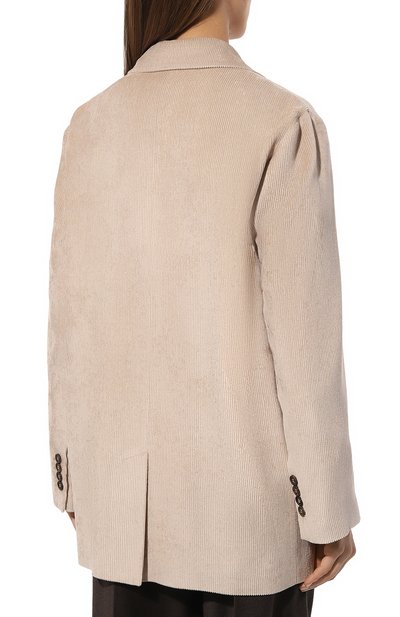 Вельветовый жакет BRUNELLO CUCINELLI бежевого цвета по цене 365000 руб., арт. MD5412482P, фото 4 Вельветовый жакет BRUNELLO CUCINELLI, арт. MD5412482P, фото 4