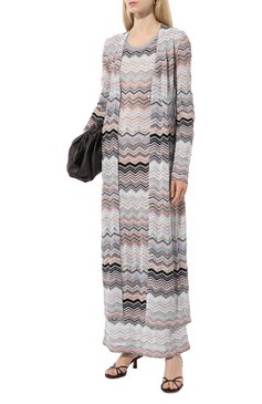 Женское платье из вискозы и хлопка MISSONI разноцветного цвета, арт. DS24SG5E/BK039D | Фото 2 (Стили: Этно; Случай: Повседневный; Материал сплава: Проставлено; Материал внешний: Вискоза; Длина Ж (юбки, платья, шорты): Макси; Драгоценные камни: Проставлено; Женское Кросс-КТ: Платье-одежда)