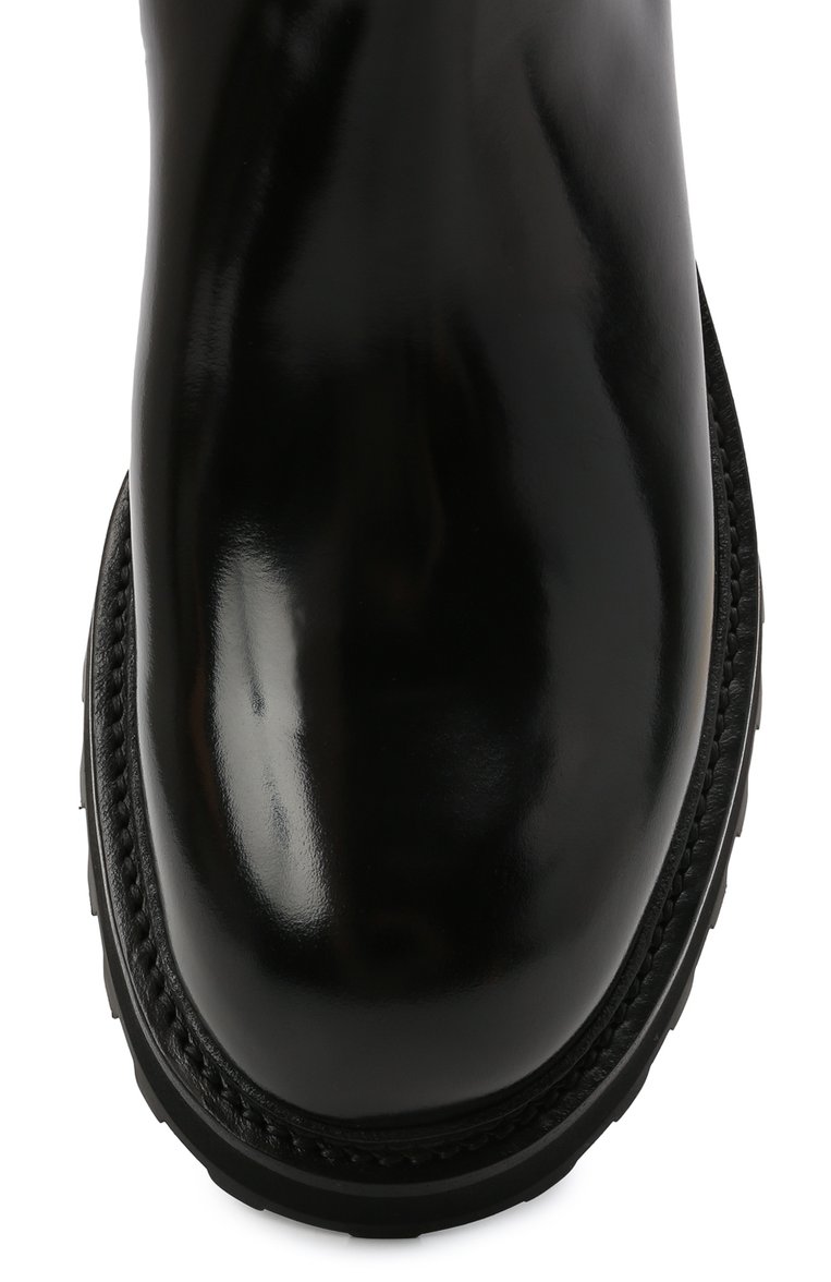 Мужские кожаные челси bernini DOLCE & GABBANA черного цвета, арт. A60371/A1203 | Фото 5 (Подошва: Массивная; Материал внутренний: Натуральная кожа; Мужское Кросс-КТ: Челси-обувь; Материал утеплителя: Без утеплителя; Материал внешний: Натуральная кожа)