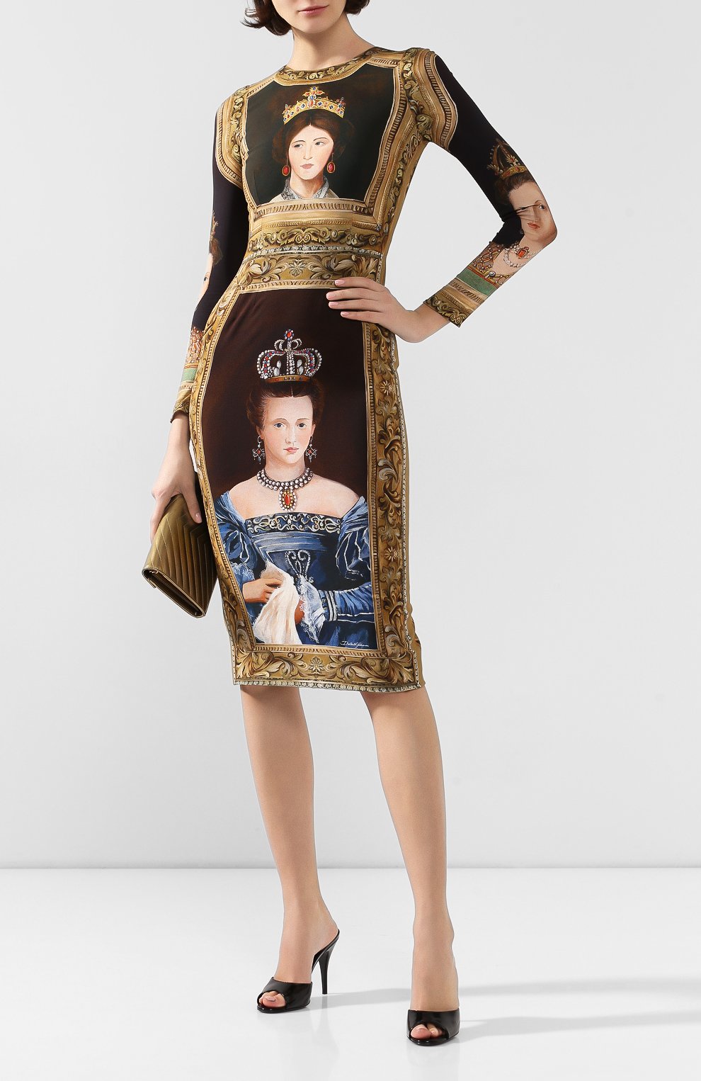 Платье с принтом DOLCE & GABBANA, арт. F6C0FT/GD024, фото 2