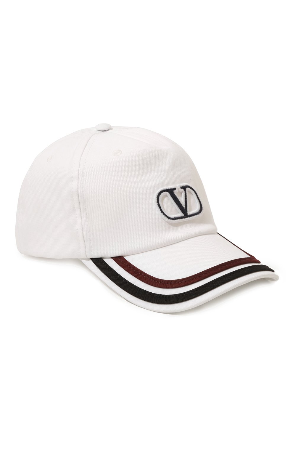 Хлопковая бейсболка VALENTINO белого цвета по цене 57650 руб., арт. 4Y2HDA10/87M, фото 1 Хлопковая бейсболка VALENTINO, арт. 4Y2HDA10/87M, фото 1