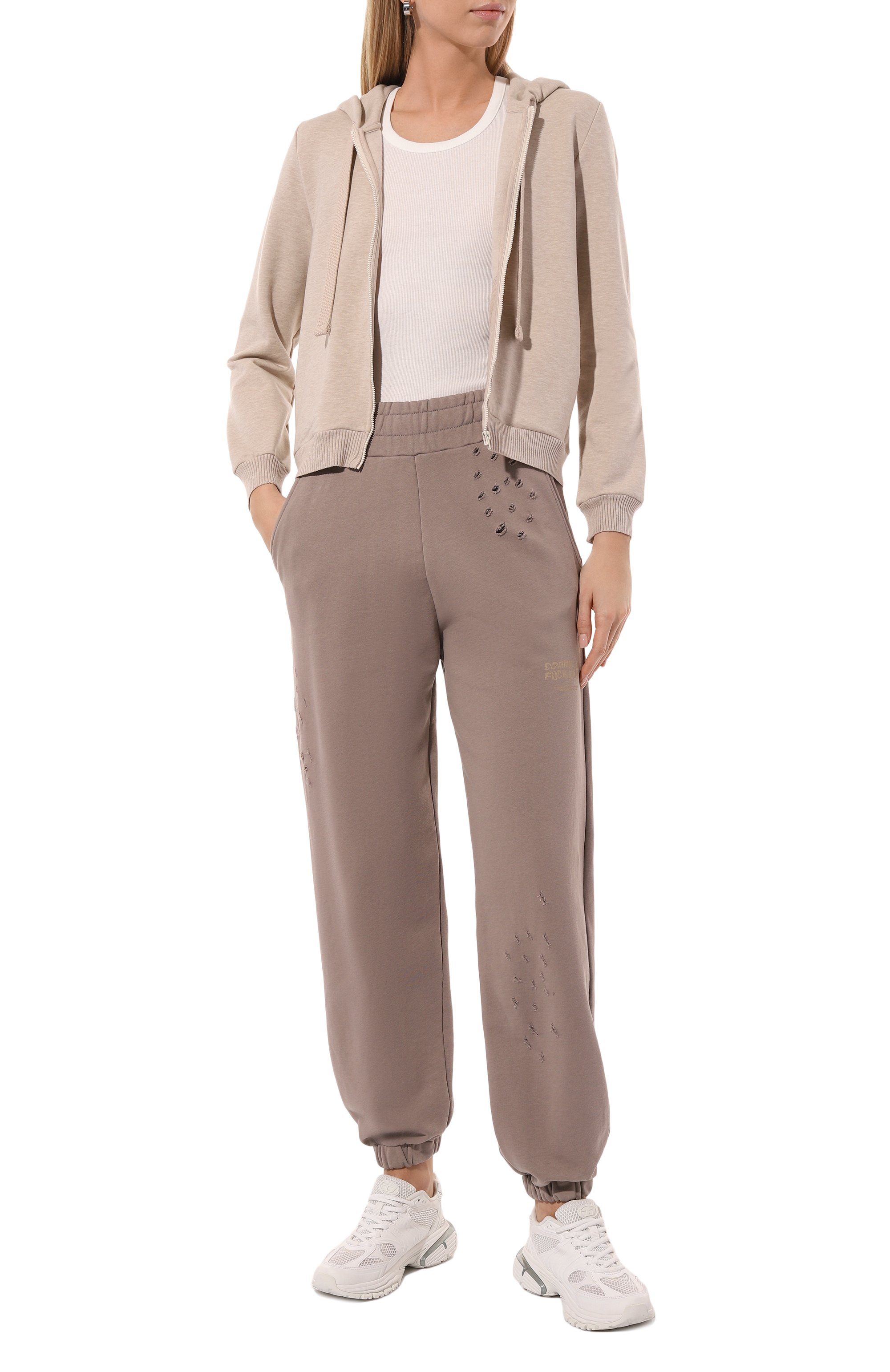 Хлопковые джоггеры COMME DES FUCKDOWN, арт. CFABW01103, фото 2