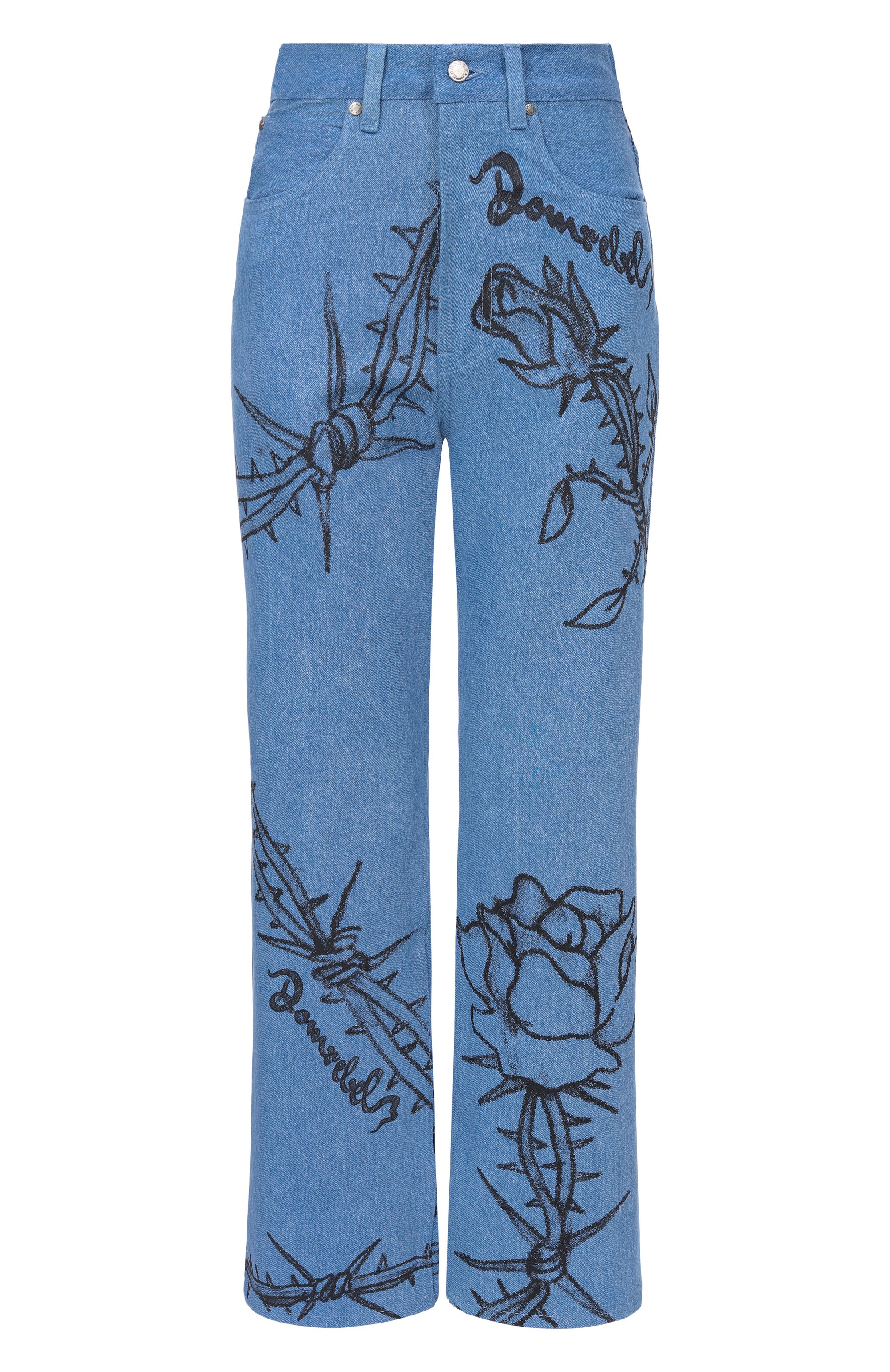 Джинсы inked DOMREBEL, арт. INKED/B00TCUT JEANS, фото 1