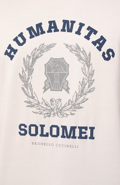 Хлопковая футболка BRUNELLO CUCINELLI, арт. M0T718452, фото 5