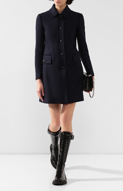Пальто angus BURBERRY синего цвета по цене 230500 руб., арт. 8014323, фото 2 Пальто angus BURBERRY, арт. 8014323, фото 2