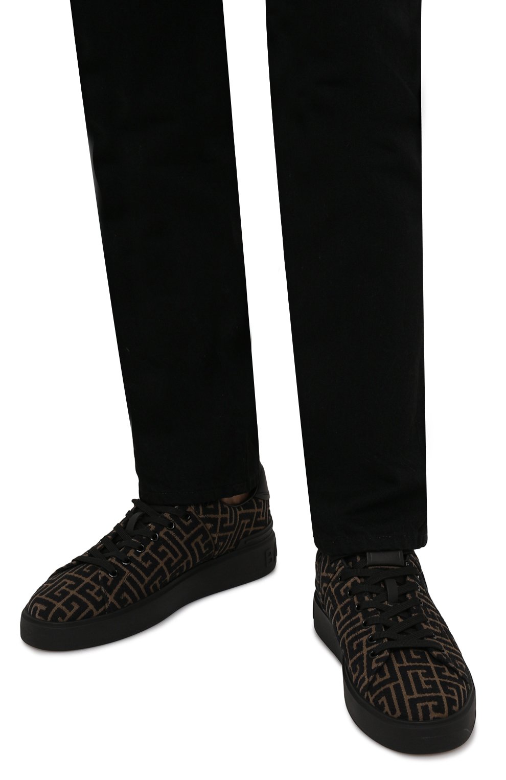 Текстильные кеды b-court BALMAIN, арт. WM0VI244/TJMS, фото 3