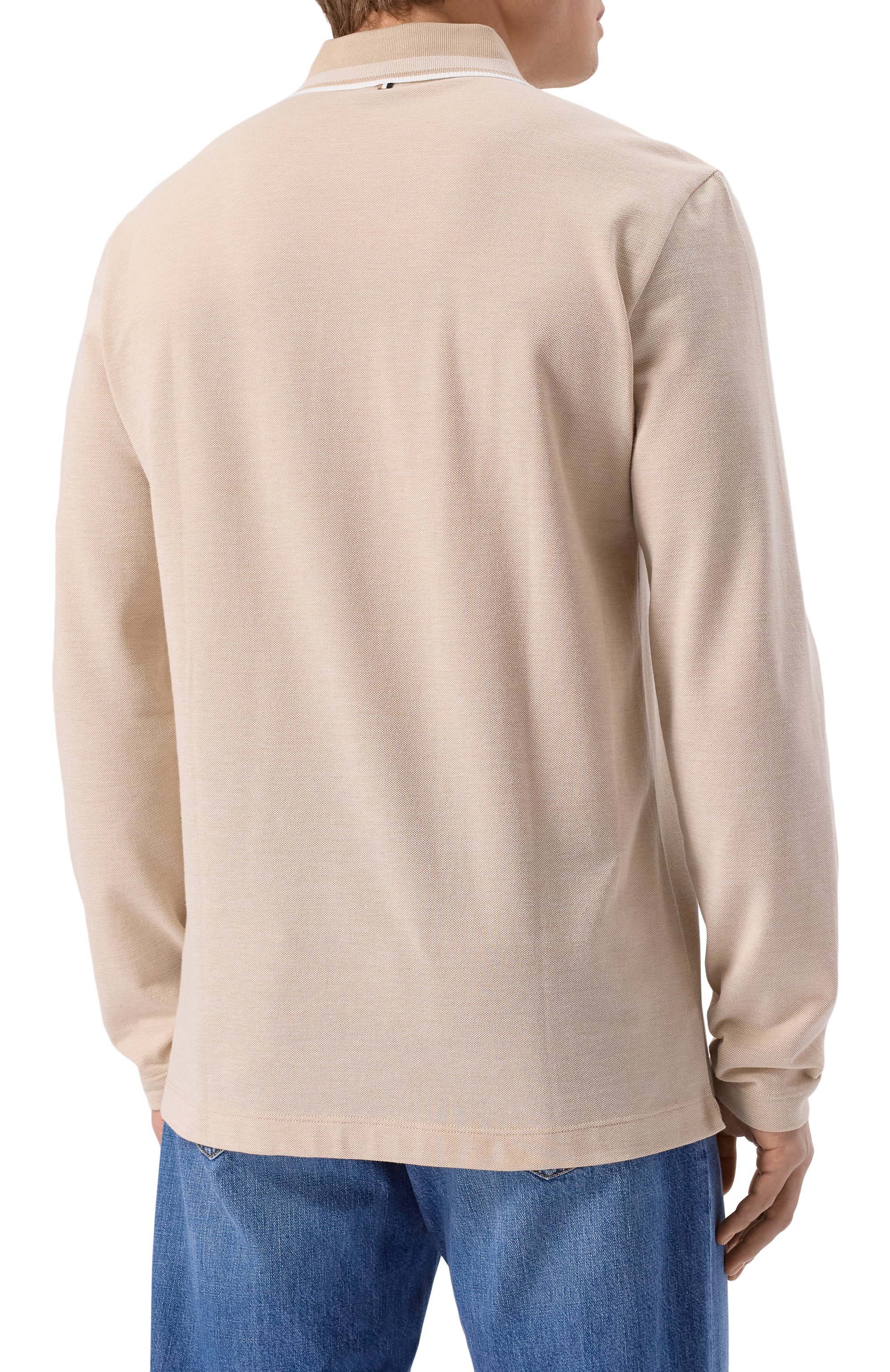 Хлопковое поло BOSS, арт. 50531352, фото 4