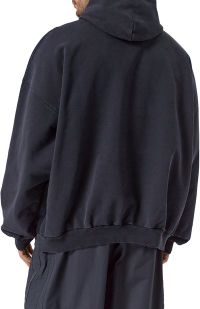 Хлопковое худи BALENCIAGA, арт. 803265/TRVS9, фото 4