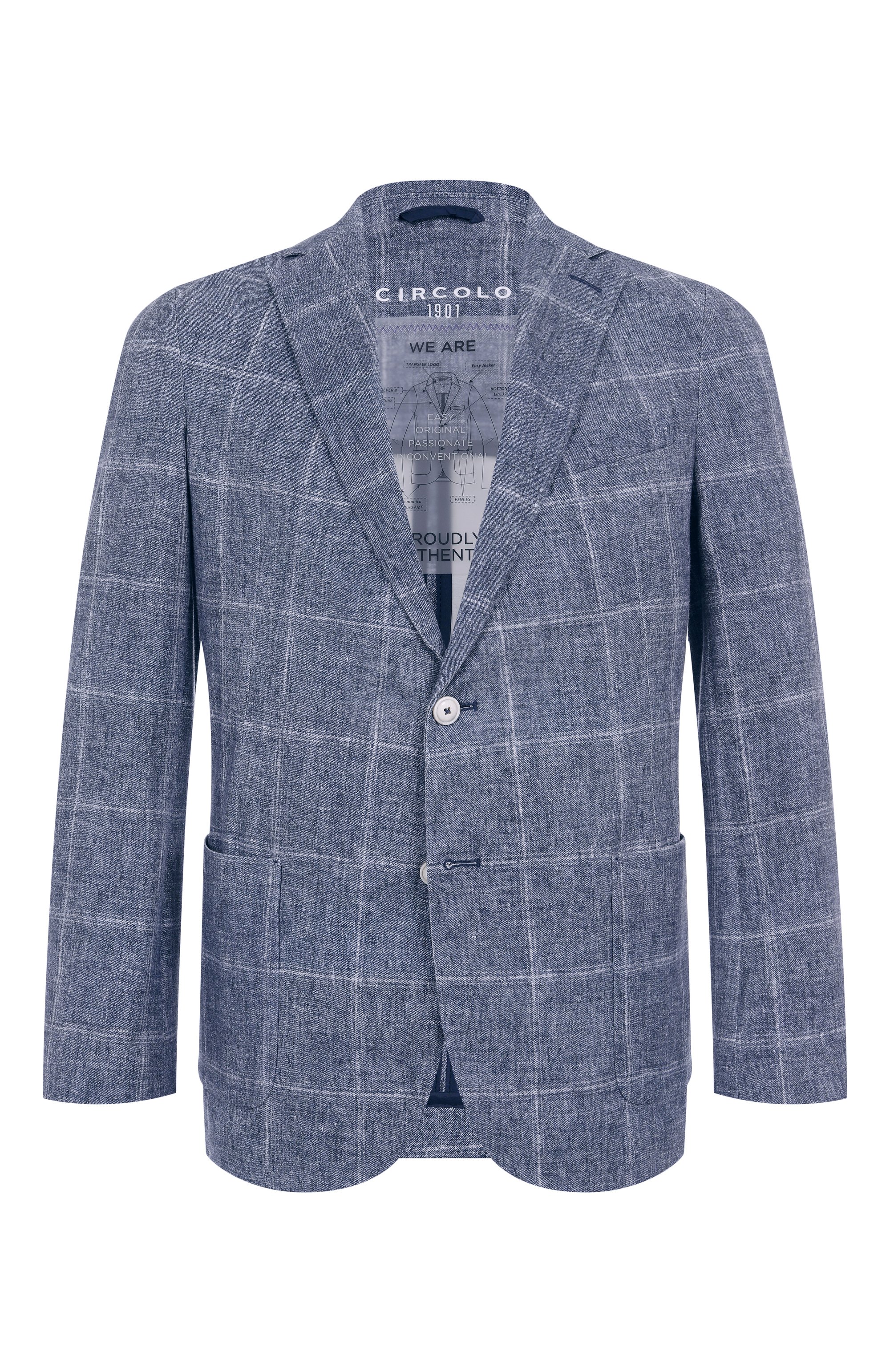 Хлопковый пиджак CIRCOLO 1901, арт. CN4815, фото 1
