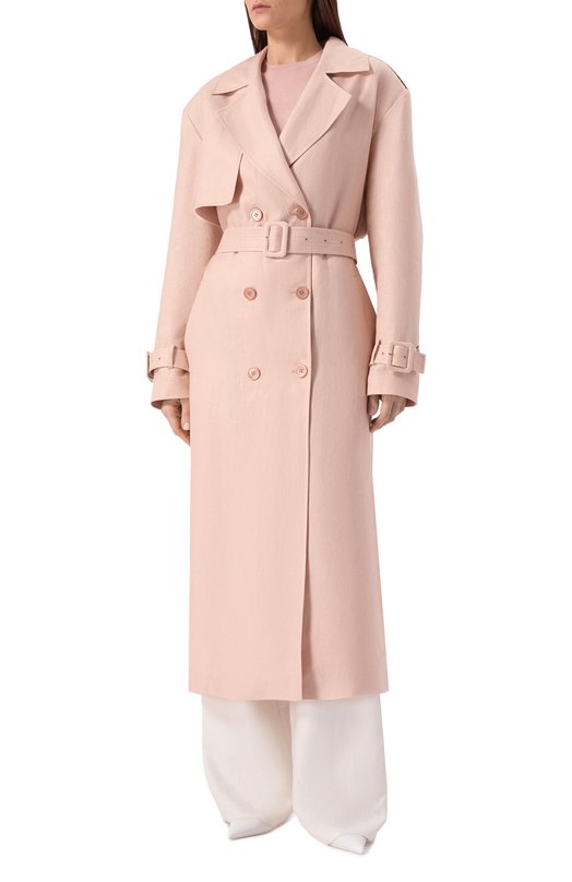 Льняной тренч MVST M26.2PW.J905/T30 Розовый  M26.2PW.J905/T30 Фото 2