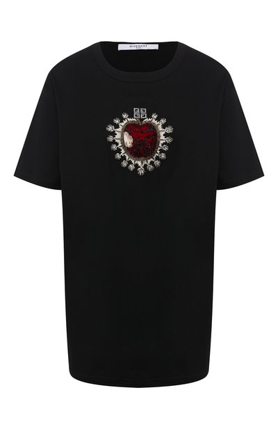 Женская хлопковая футболка GIVENCHY, арт. BW7075G0G7