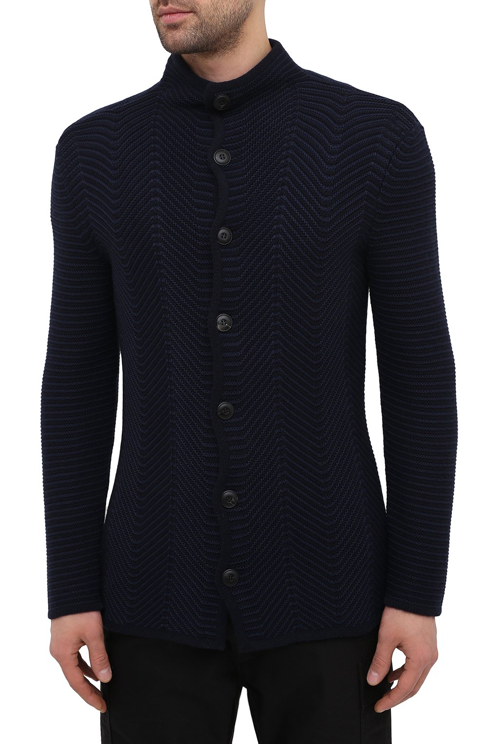 Кардиган из хлопка и кашемира GIORGIO ARMANI, арт. 3KSG08/SM08Z, фото 3