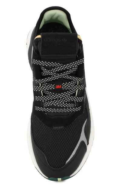 Текстильные кроссовки nite jogger ADIDAS ORIGINALS черного цвета по цене 11250 руб., арт. EE5914, фото 5 Текстильные кроссовки nite jogger ADIDAS ORIGINALS, арт. EE5914, фото 5