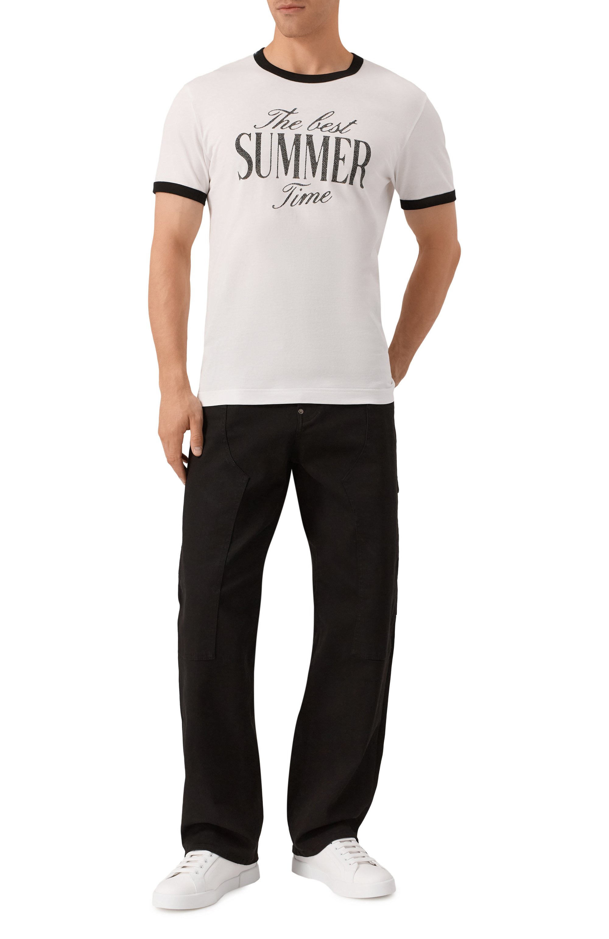 Хлопковая футболка DOLCE & GABBANA, арт. G8PV1T/G7PGV, фото 2