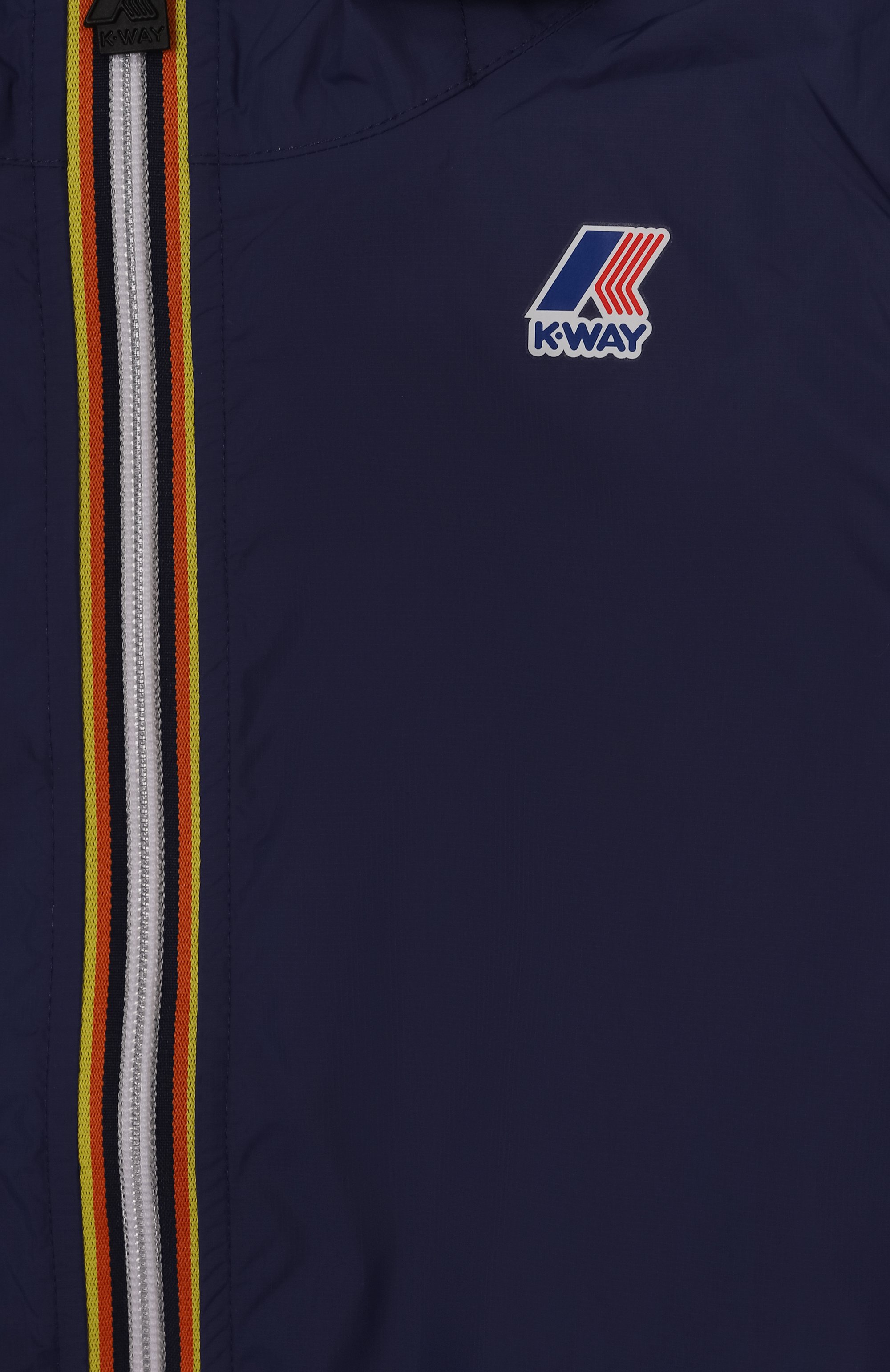 Ветровка K-WAY синего цвета по цене 10450 руб., арт. K61336W/3A-8A, фото 3 Ветровка K-WAY, арт. K61336W/3A-8A, фото 3