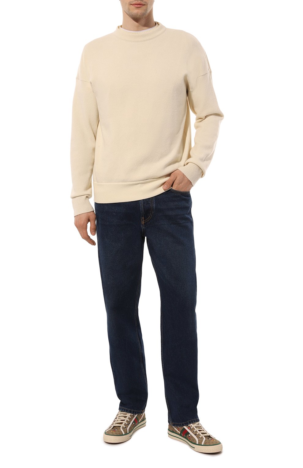 Текстильные кеды disney x gucci tennis 1977 GUCCI, арт. 606111 H0T10, фото 2