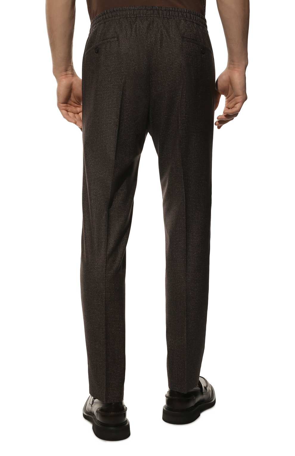 Брюки из шерсти и хлопка CORNELIANI, арт. 904L04-2817546/00, фото 4