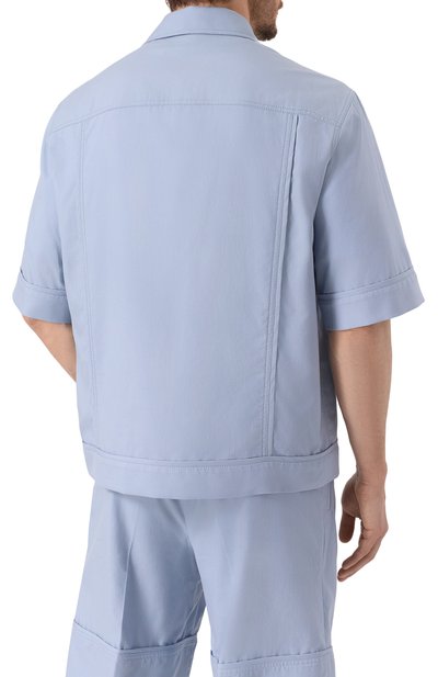 Рубашка из хлопка и шелка MVST, арт. 25E/X1P/0/G041/0207, фото 4