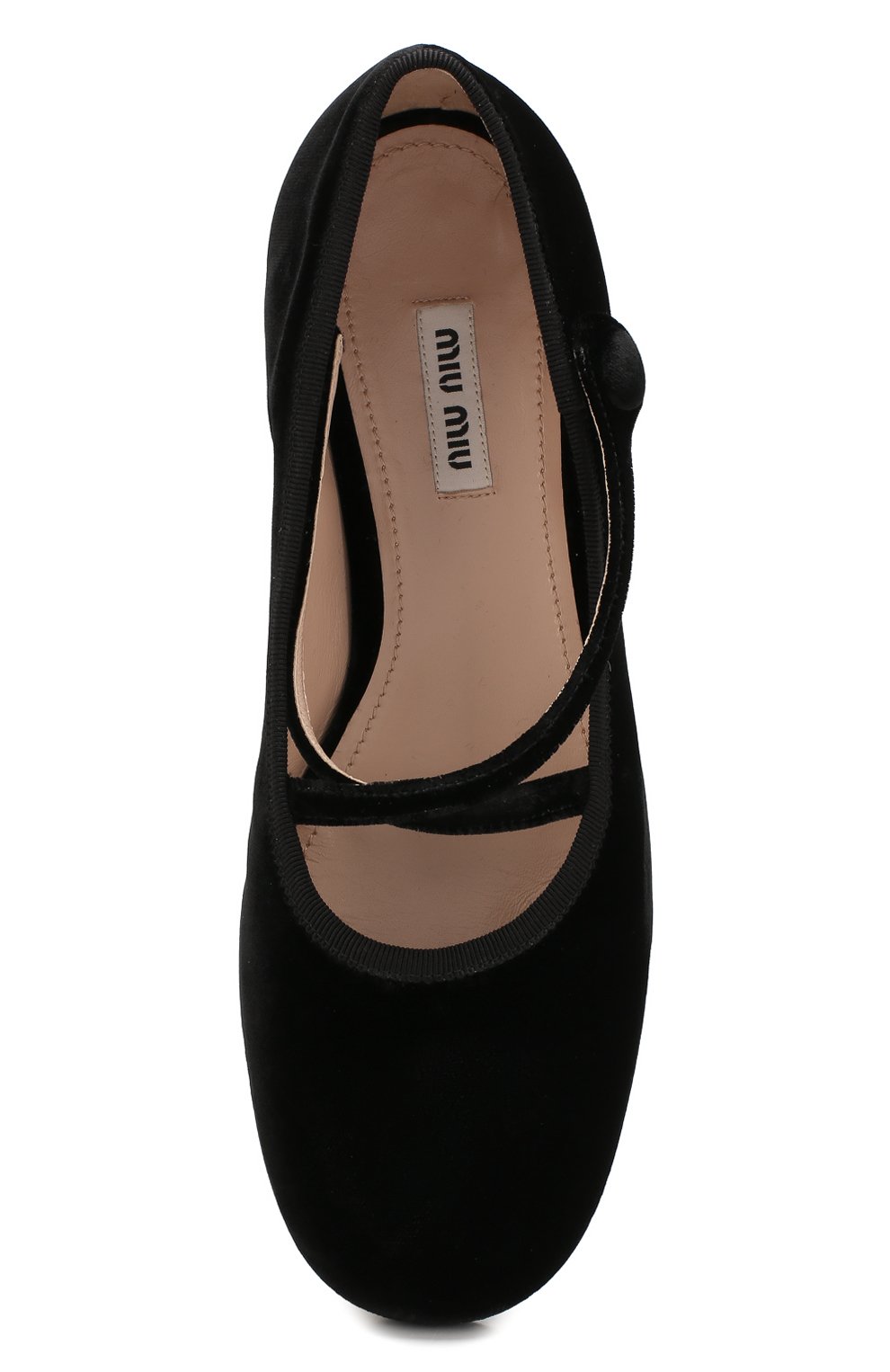 Текстильные балетки MIU MIU черного цвета по цене 58300 руб., арт. 5F873C/LSZ, фото 5 Текстильные балетки MIU MIU, арт. 5F873C/LSZ, фото 5