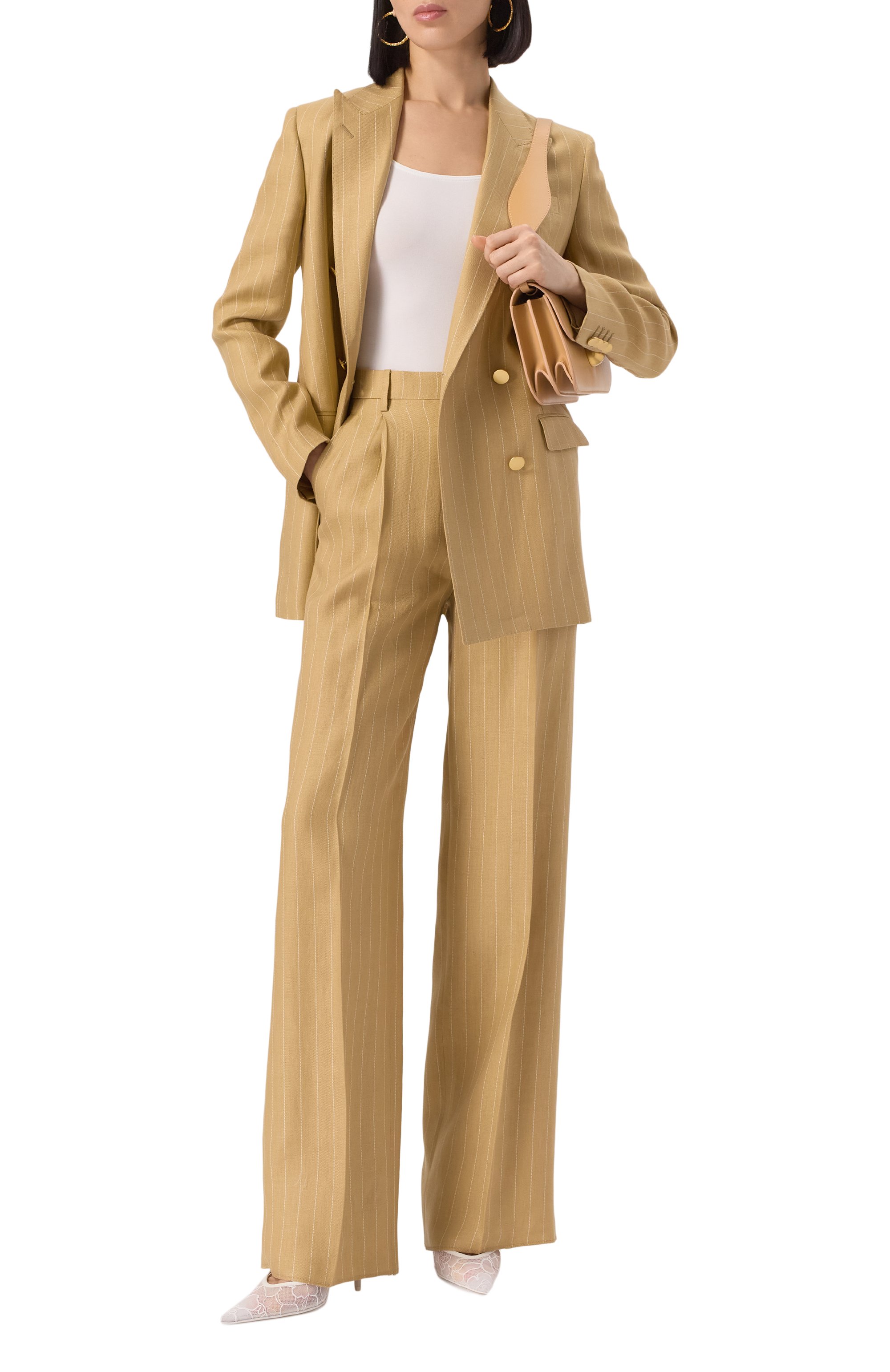 Текстильные туфли anok lace sling 105 AMINA MUADDI, арт. AN0K LACE SLING 105, фото 2