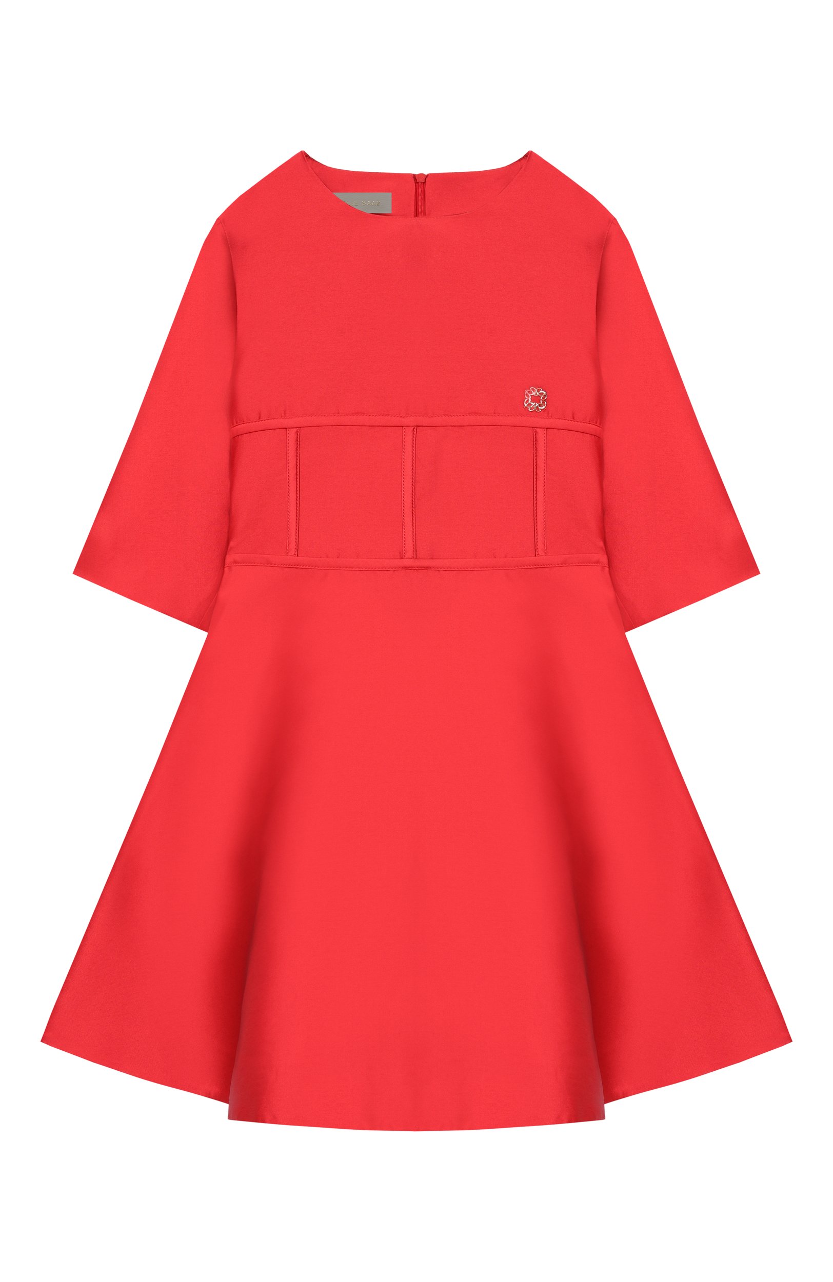 Атласное платье ELIE SAAB JUNIOR красного цвета по цене 89950 руб., арт. EFAB128/TS0807_001, фото 1 Атласное платье ELIE SAAB JUNIOR, арт. EFAB128/TS0807_001, фото 1