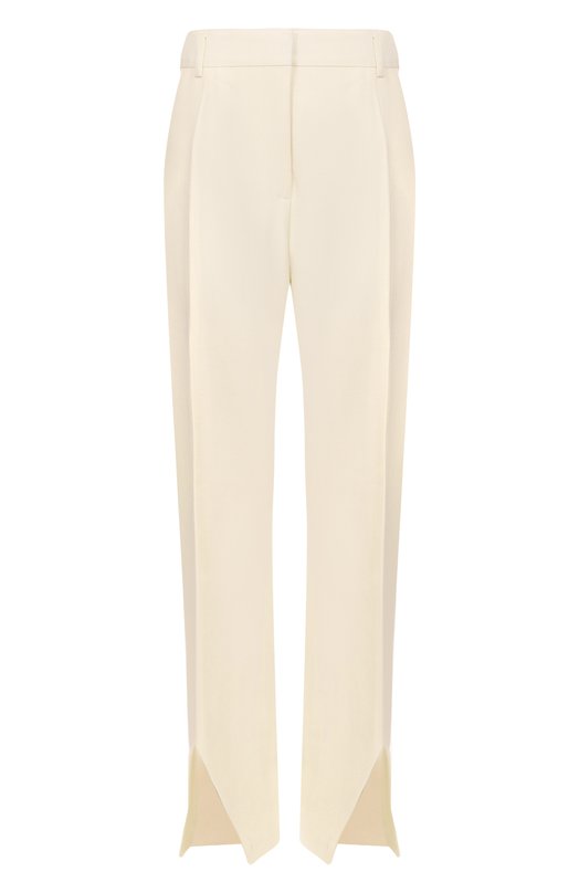 Брюки из вискозы и шелка Jil Sander J03KA0301-J65005 Кремовый J03KA0301-J65005