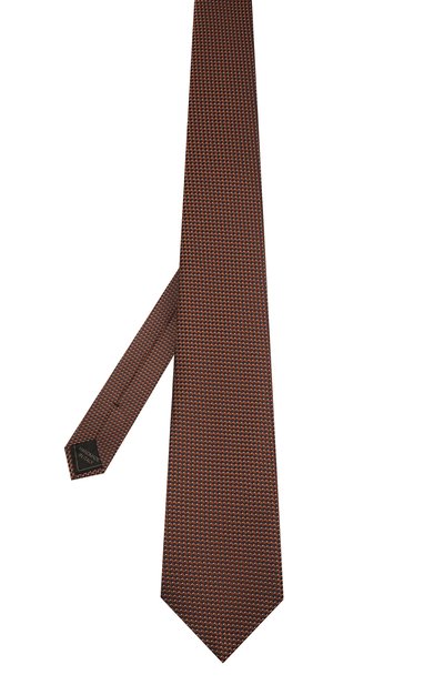 Шелковый галстук BRIONI коричневого цвета по цене 25350 руб., арт. 062H00/P0476, фото 2 Шелковый галстук BRIONI, арт. 062H00/P0476, фото 2