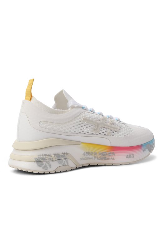 Текстильные кроссовки Moerun-D 0.1 Premiata M0ERUND0.1/VAR 8260 Белый  M0ERUND0.1/VAR 8260 Фото 5