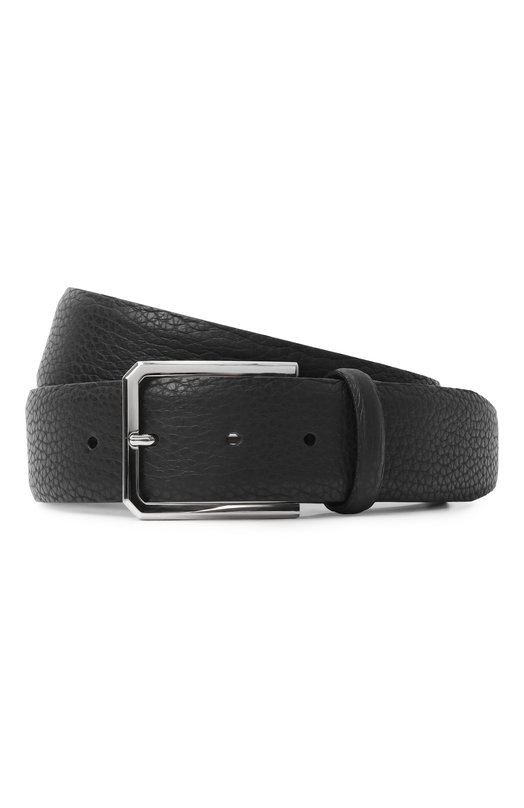 Кожаный ремень Santoni CM40VC003C07EMIA Чёрный CM40VC003C07EMIA