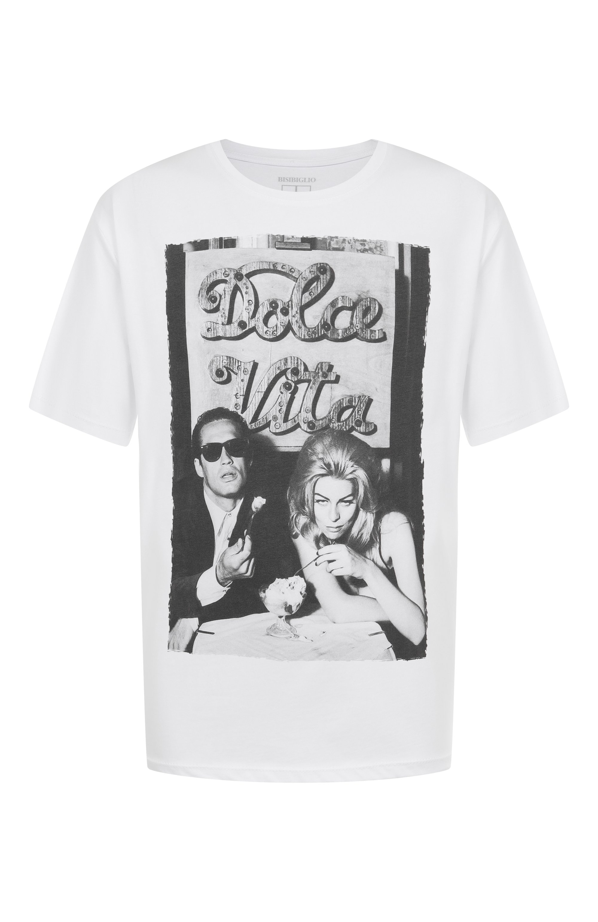 Хлопковая футболка BISIBIGLIO, арт. D0LCE VITA, фото 1