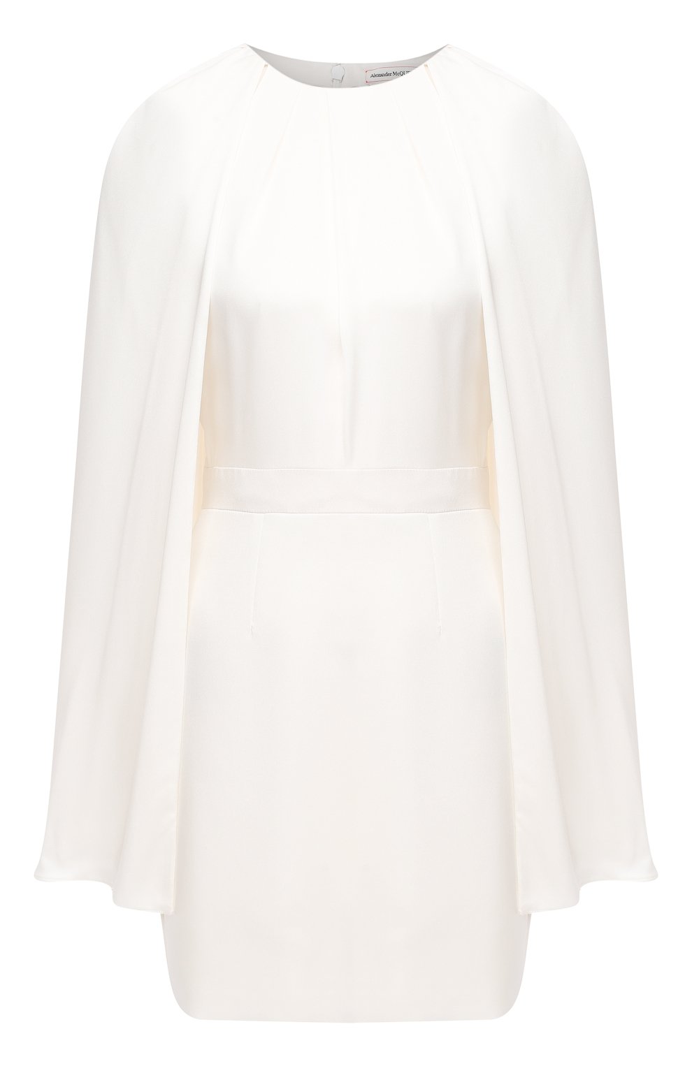 Атласное платье ALEXANDER MCQUEEN белого цвета по цене 347500 руб., арт. 629351/QBAAE, фото 1 Атласное платье ALEXANDER MCQUEEN, арт. 629351/QBAAE, фото 1