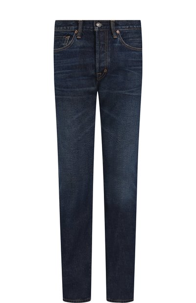 Джинсы прямого кроя с потертостями TOM FORD, арт. BPJ21/TFD002, фото 1