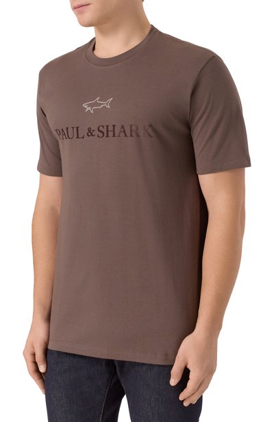 Хлопковая футболка PAUL&SHARK, арт. 15311629, фото 3