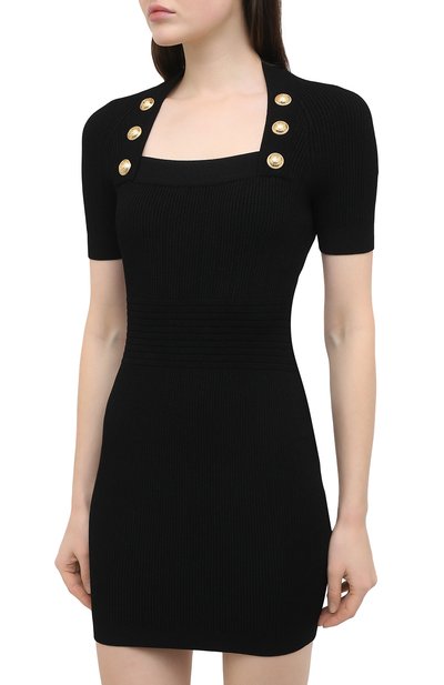 Платье из вискозы BALMAIN, арт. VF16152/K211, фото 3