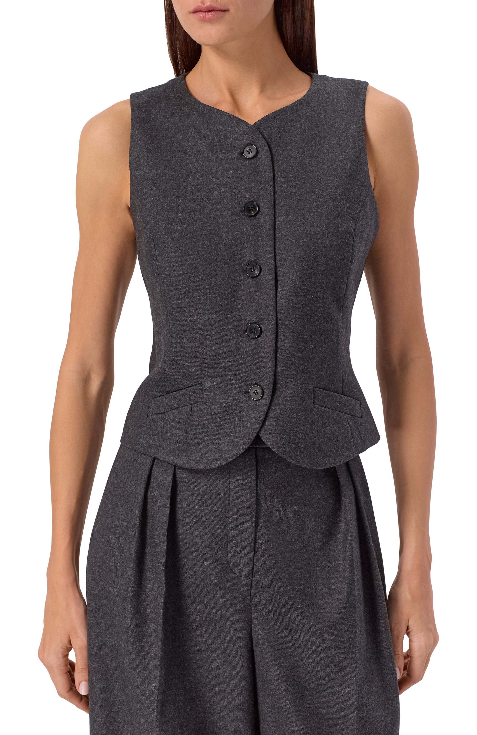 Шерстяной жилет LESYANEBO, арт. LN03H-411_ITB, фото 3