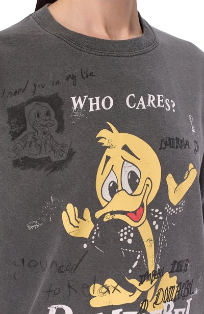 Хлопковая футболка DOMREBEL, арт. WH0 CARES/T-SHIRT, фото 5