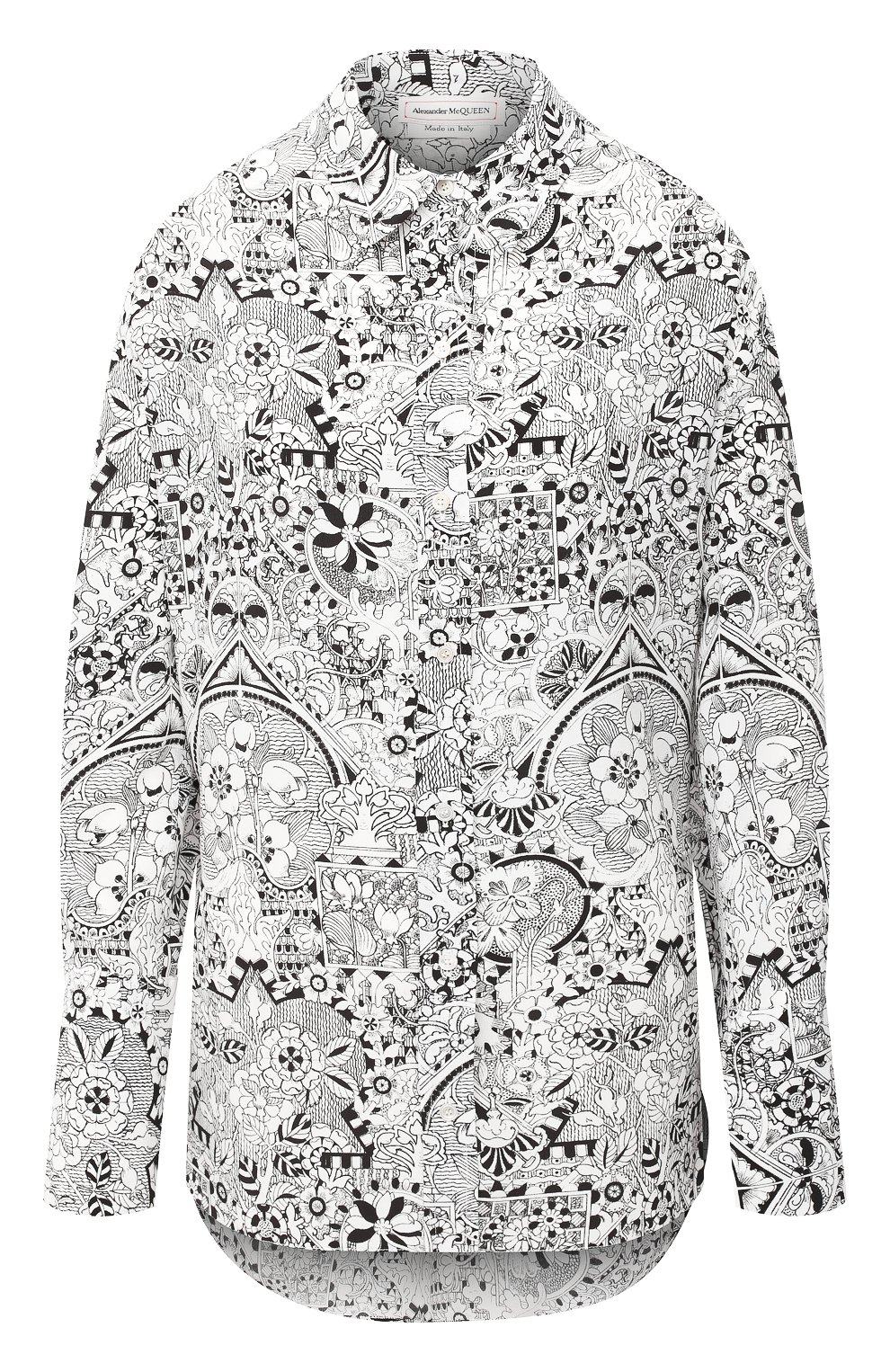 Шелковая рубашка ALEXANDER MCQUEEN, арт. 584781/QCABX, фото 1