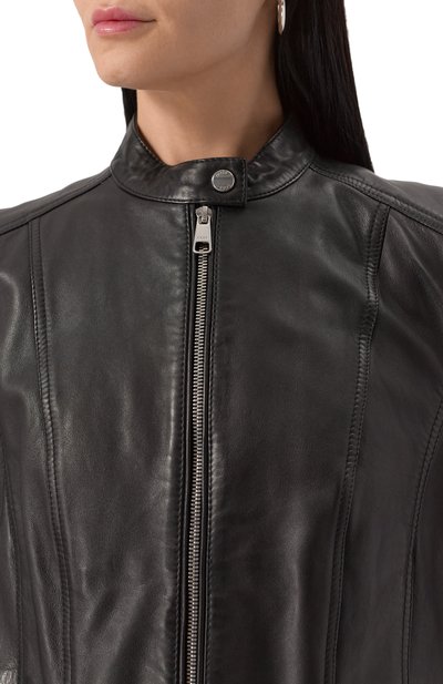 Кожаная куртка BOSS ORANGE, арт. 50522033, фото 5