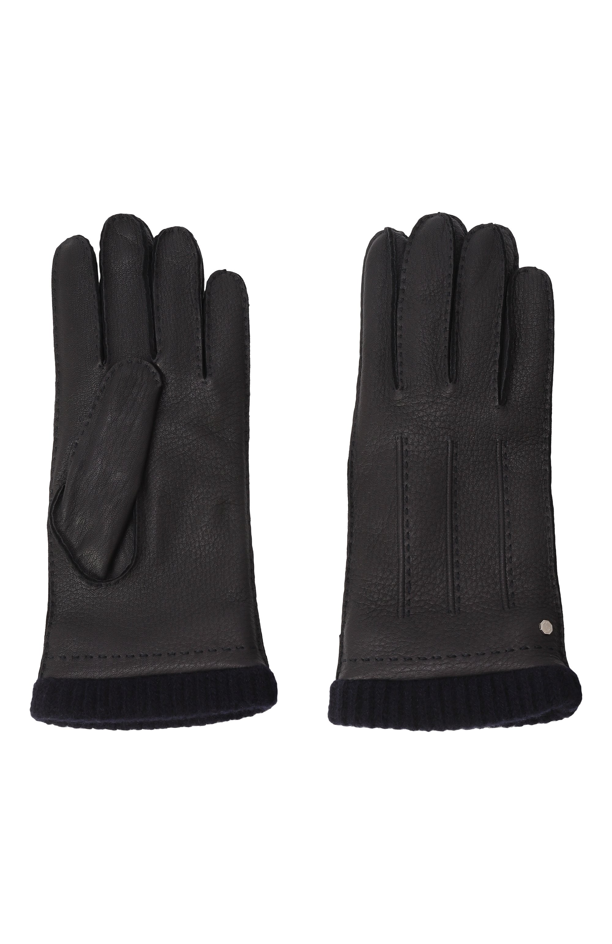 Кожаные перчатки STEFANO RICCI, арт. M5G4300010/BCSK, фото 2