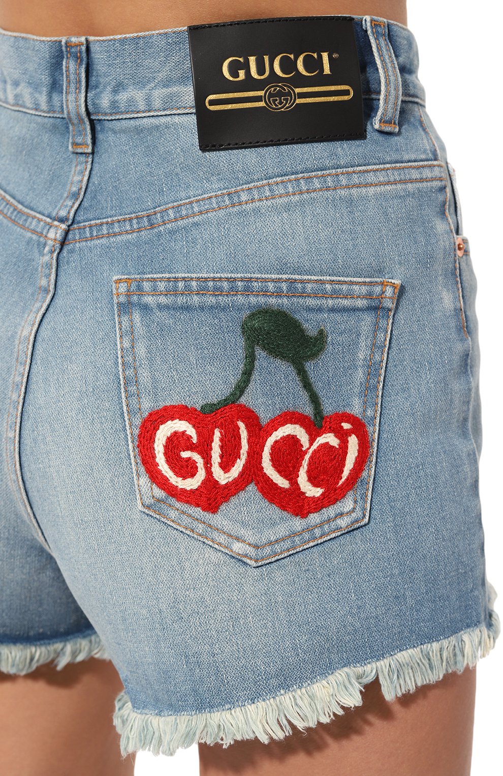 Джинсовые шорты GUCCI, арт. 502779 XDBAC, фото 5