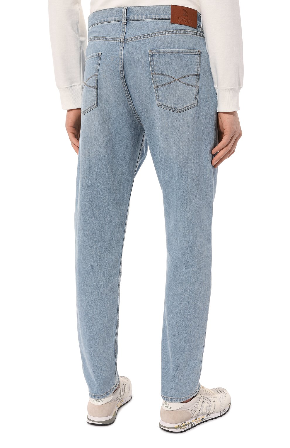Джинсы iconic fit BRUNELLO CUCINELLI, арт. M283P01090, фото 4