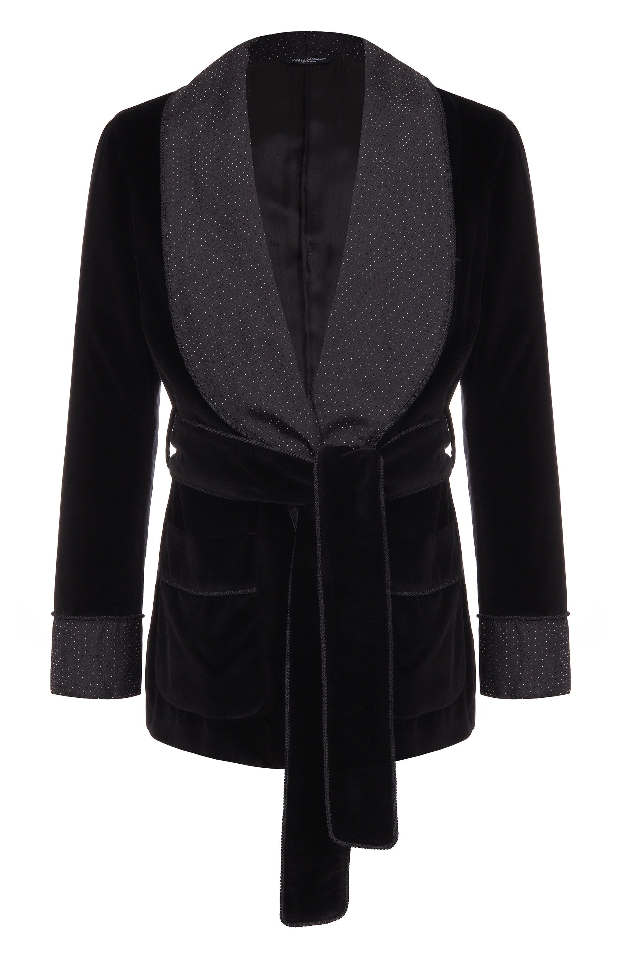 Бархатный пиджак DOLCE & GABBANA, арт. G2VG0T/FUVG7, фото 1